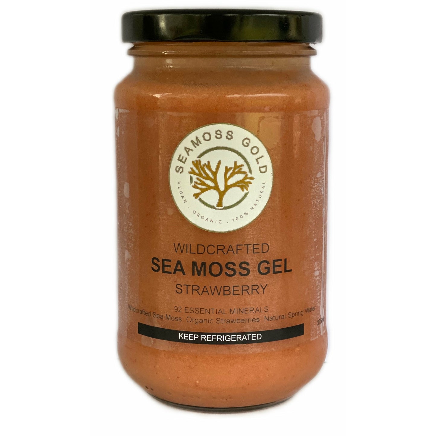 STRAWBERRY - Fruit Infused Sea Moss Gel